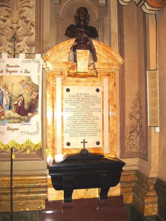 Marcello Malpighi's tomb 1, Bologna, Italy.JPG